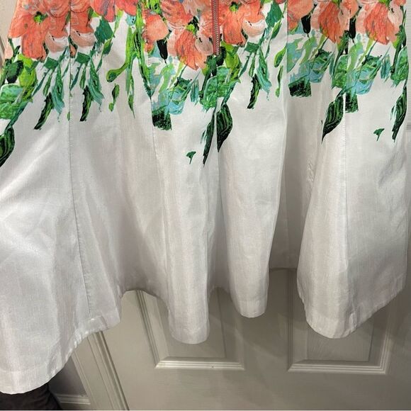 Floral Flare Fit Dress - Picture 3 of 7